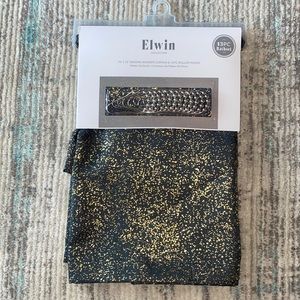 Elwin Collection Sedona Shower Curtain & 12 Piece Roller Hooks